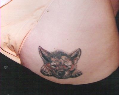 Foxy Lady Tattoo | Sleepy Fox Cub Tattoo By Dublin Ireland T… | Flickr 319_x_400_jpg