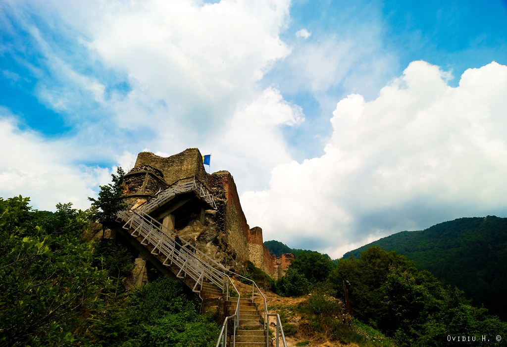 Best time to go to romania for sightseers spring and fall are the most pleasant seasons to visit romania, as the summer months can be very hot. Poenari Castle | View in large size -> View On Black