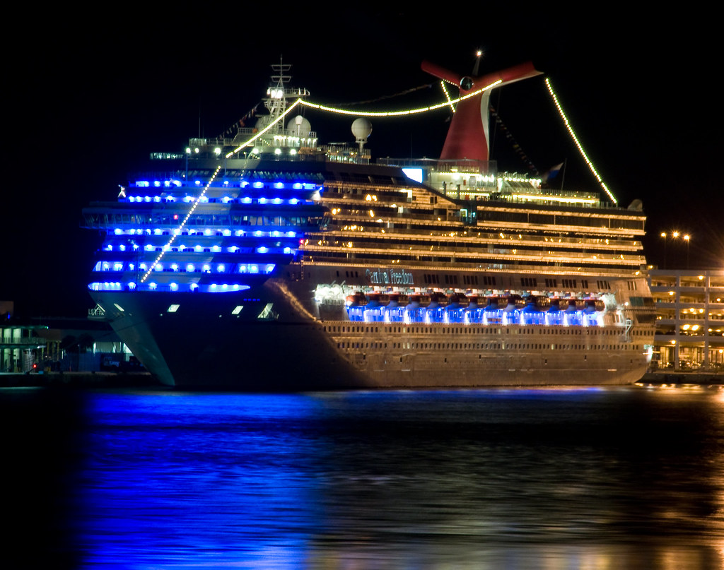 Carnival Freedom Cruise Ship Port Everglades Fort Lauderd