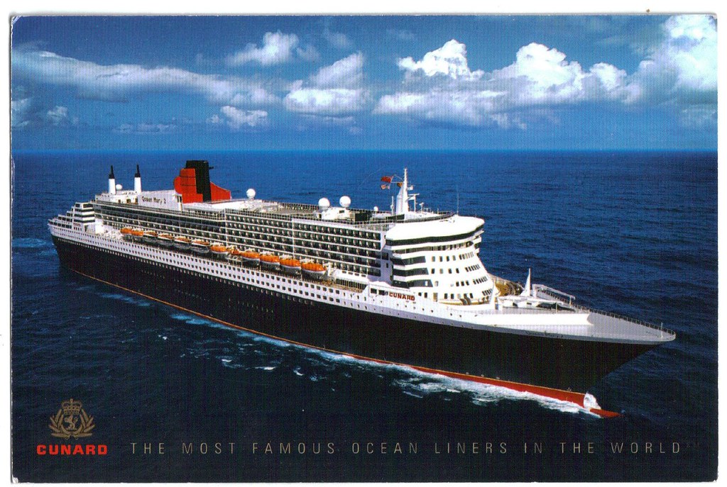 Rms Queen Mary 2 A Postcard From Wendy Who Works On Cunar