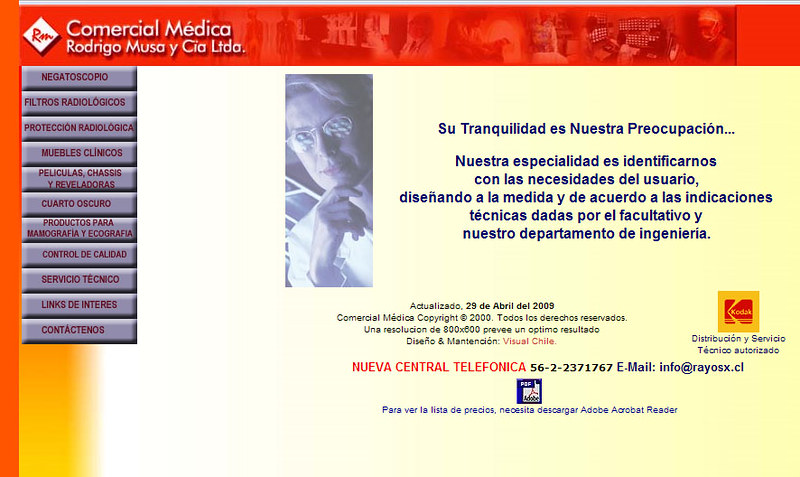Sitio Web Www Comercialmedica Com Desarrollado Por Visual Flickr