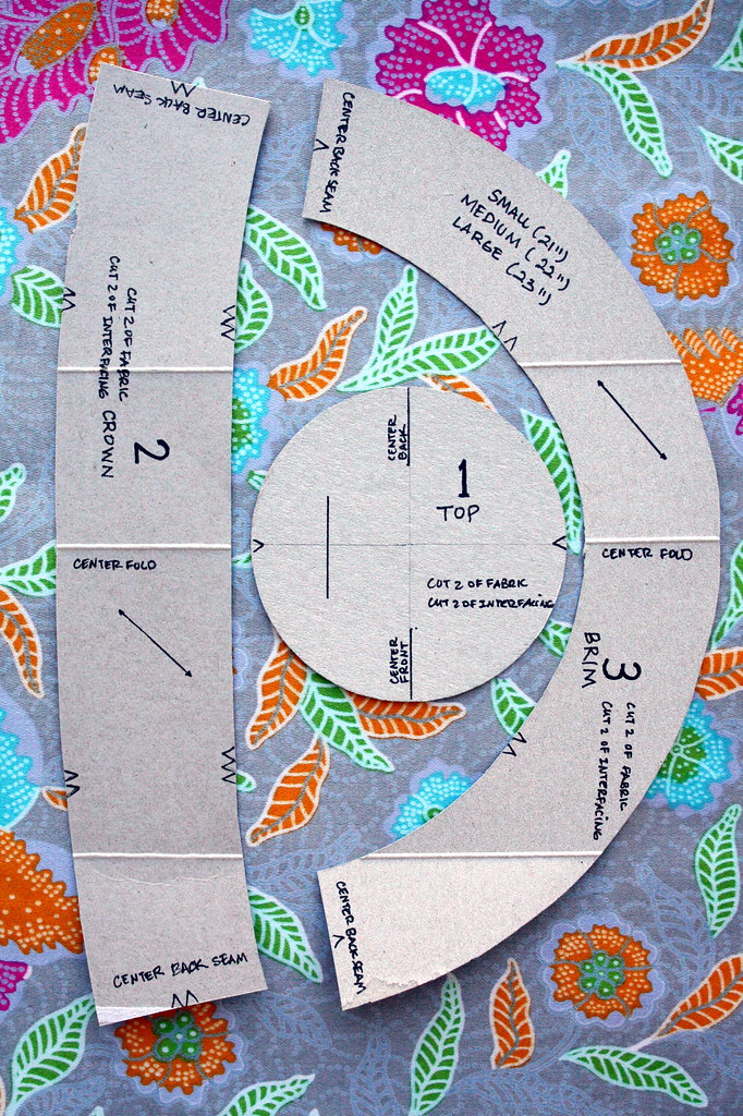 Baby sock monkey sized bucket hat patttern maribelmade