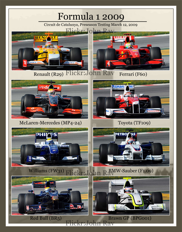 Found 5 events in 2009. F1 2009 Circuit De Catalunya Formula One Preseason Test Flickr