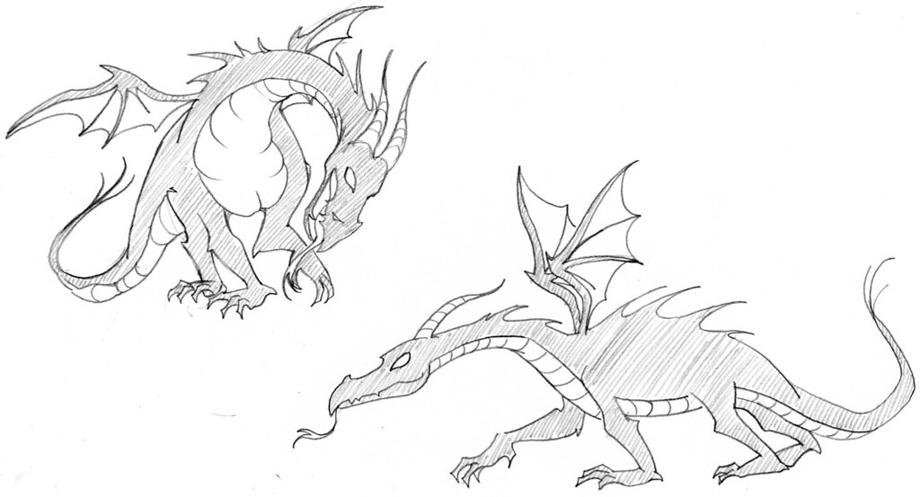 Download Gratuito immagini Drago Adulto Disegno Matita Dimensione A4 Sara Bertola Flickr il piu cool saluti