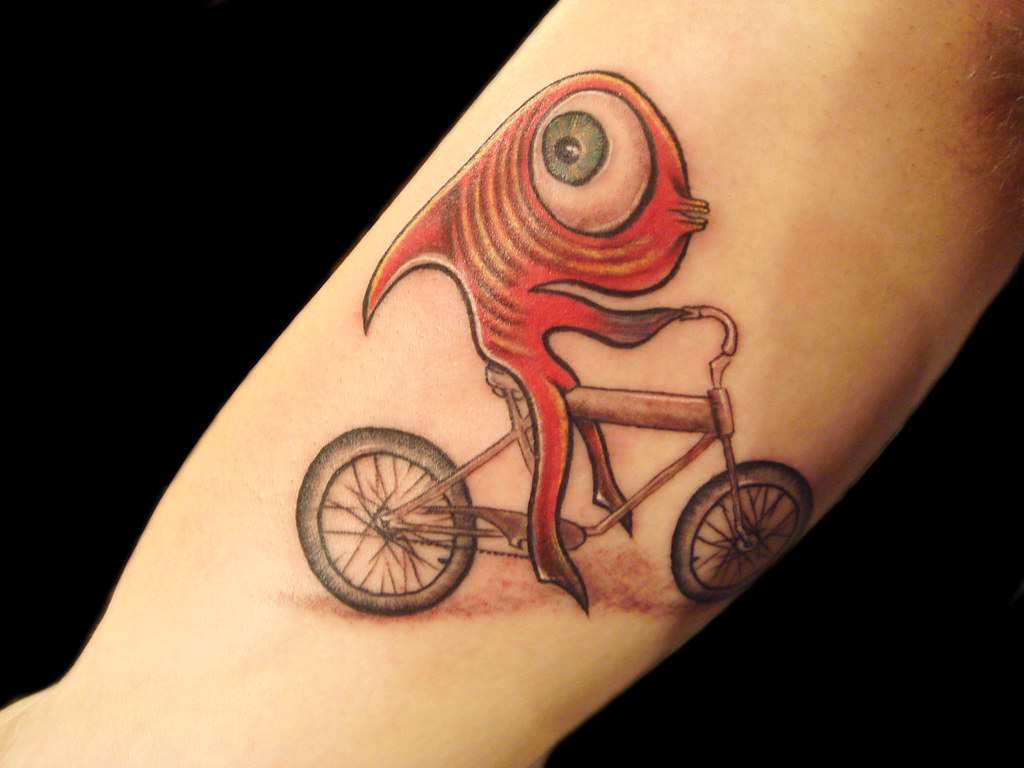 Fishy Biker Tattoo | Miguel Angel Custom Tattoo Artist Www.m… | Flickr 768_x_1024_jpg