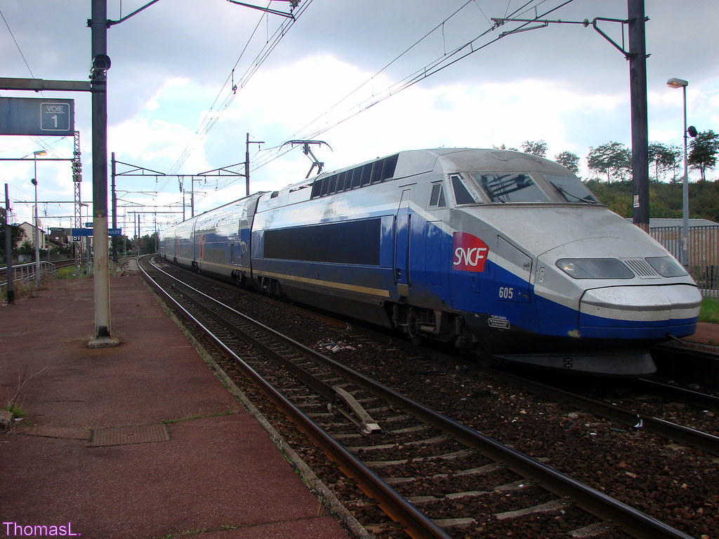 Achetez vos billets de train de rennes à lyon moins cher : La Reseaux Duplex 605 Sur Le Tgv 5324 Rennes Lyon Perrache Flickr