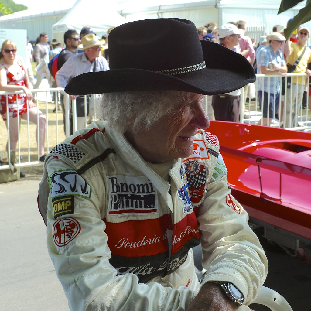 Italian Racing Driver Arturo Merzario At Goodwood Festival