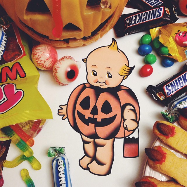 Tattoo #Halloween #Kewpie #Candy #Sweets #Tattoos #Tradit… | Flickr 640_x_640_jpg
