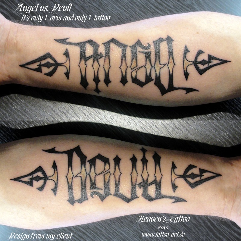 Angel Vs. Devil | My Facebook You See Only 1 Arm And Only 1 … | Flickr 800_x_800_jpg