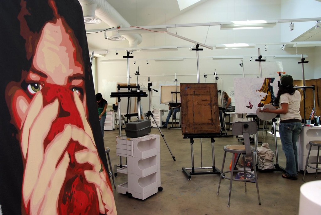 Collin college art studio