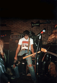 Photo by the blind pig a2 in downtown ann arbor. Krist Novoselic, Ann Arbor, MI, October 3, 1989 | Krist