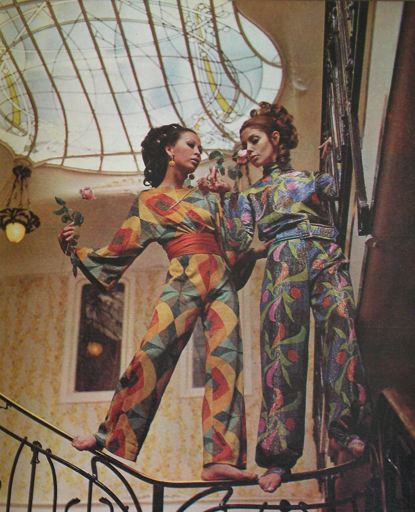 Art Nouveau Fashion Editorial Photographed In Paris And In