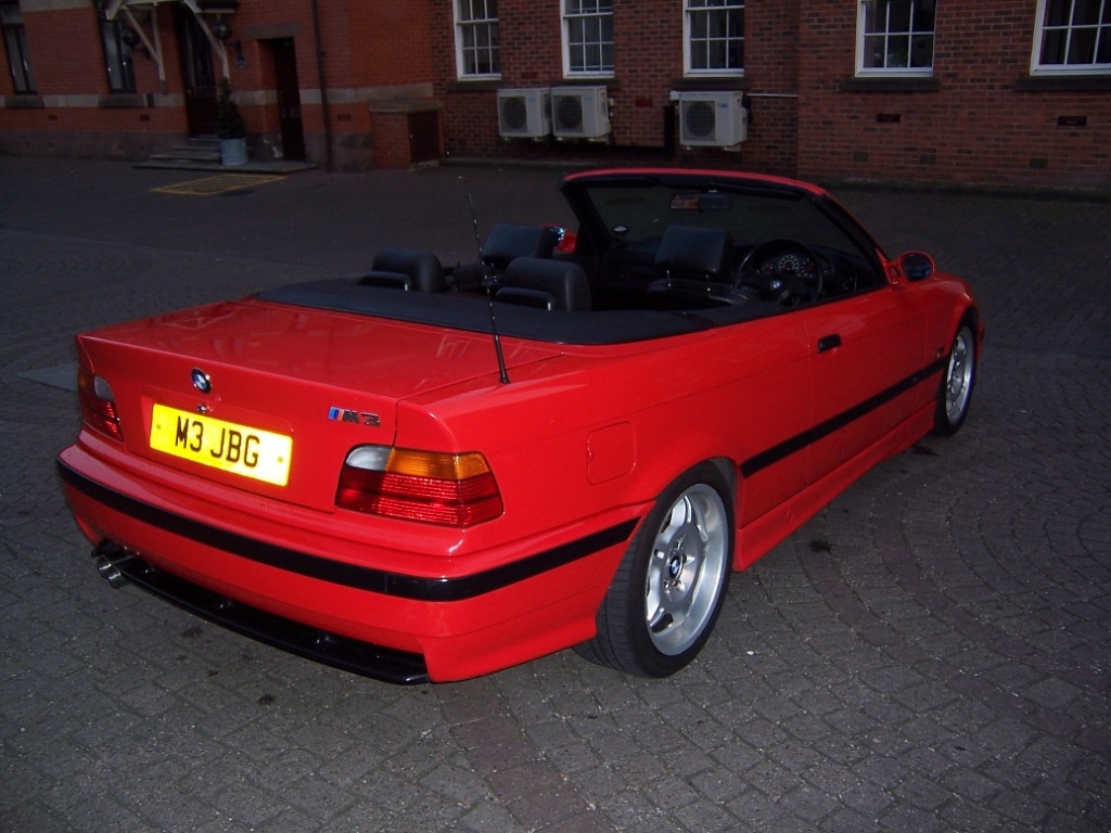E36 m3 evo convertible bright red