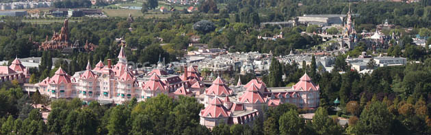 Decouvrir disneyland paris vu du ciel !france ulm : Disneyland Paris vu du ciel | parc-d-attraction.fr | Parc d'Attraction