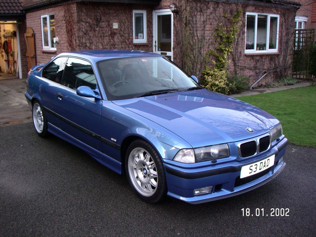 E36 m3 evo coupe estoril blue