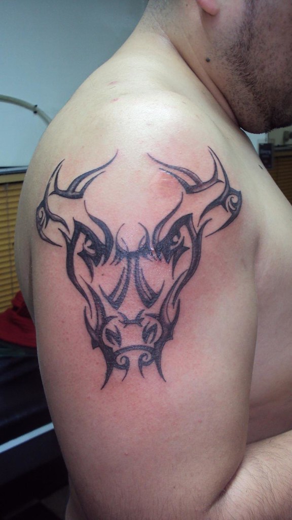 Toro Tribal Tattoo | Griselda Aranda | Flickr 1024_x_576_jpg