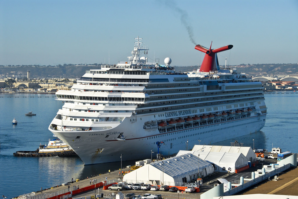 Carnival Cruise Ship Splendor Arrives At Port Of San Diego