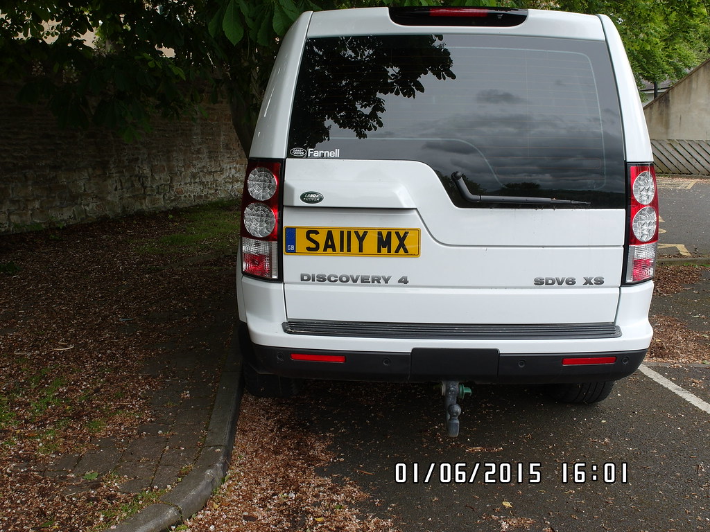 Illegal Number Plate Spotted In Hexham On A Land Rover Dis
