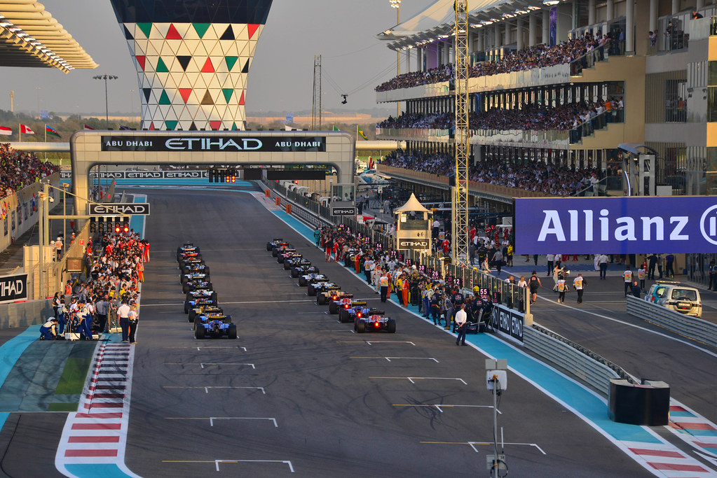 2016 Abu Dhabi Gp Grid Line Up Dale Hartrick Flickr
