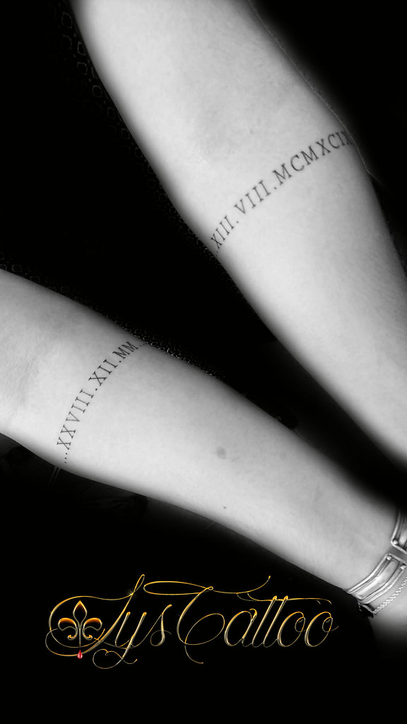 Chiffres Romains X2 | Tatouage Avant Bras Femme, Deux Dates … | Flickr 1024_x_576_jpg