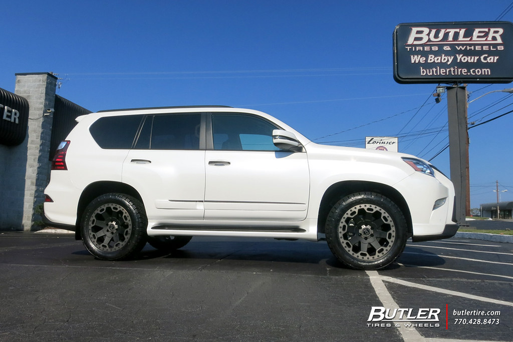 Off Road Lexus Gx460 With 20in Black Rhino Warlord Wheels