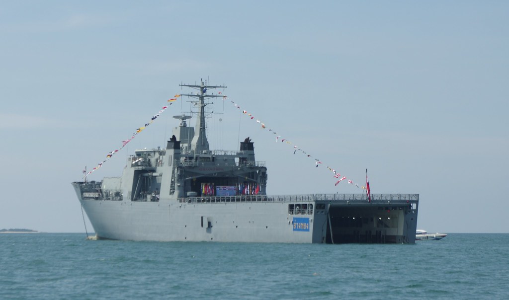 Speaking to jane’s at singapore airshow 2020. Royal Thai Navy Htms Angthong Lpd 791 Endurance Class La Flickr