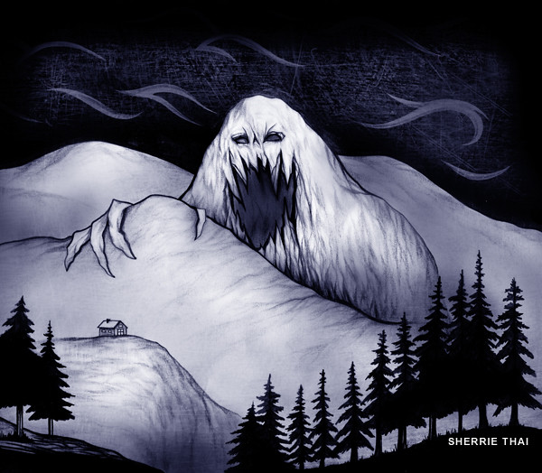 Today we'll be showing you how to draw the abominable snowman from the rudolph the red nosed reindeer movie. Abominable Snowman Mountain Sketch Drawing Art By Sherrie Flickr