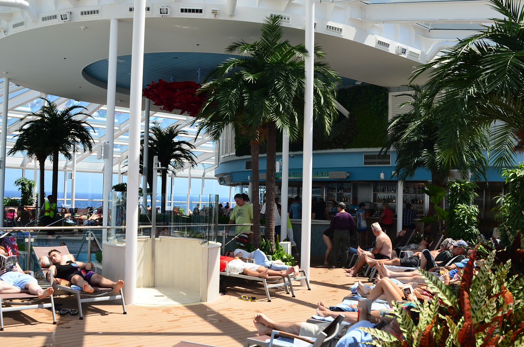 Ovation Of The Seas The Solarium Situated Up In The Bow D