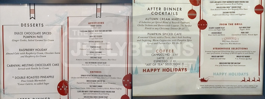Carnival Sunshine Sunrise Sunset Dining Room Dinner Men