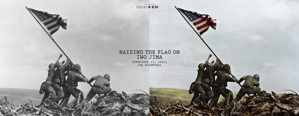 09.12.2020 · julio cortez has long searched out the american flag to tell a story, knowing the important role it has played from iwo jima to the landing on the moon to … Raising The Flag On Iwo Jima 1945 Colorized Raising The F Flickr