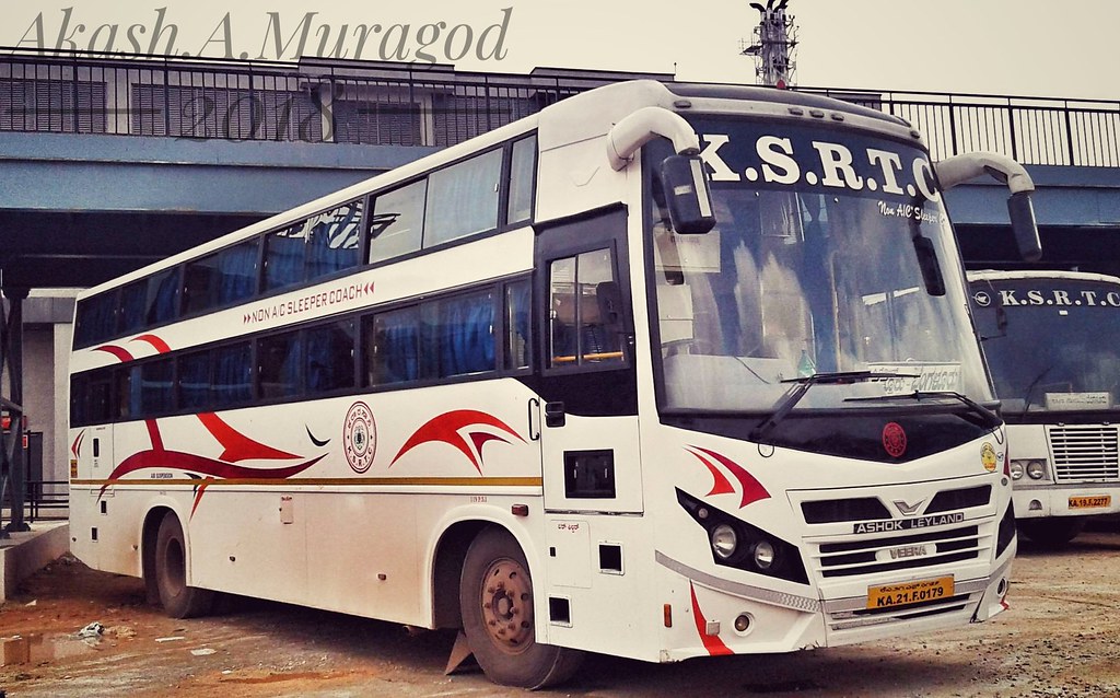 Banglore city railway station to hsr layout: Ksrtc Non Ac Sleeper Bus Akash Muragod Flickr