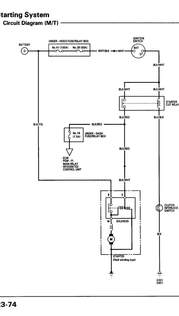 Wiring diagram for 1994 acura integra