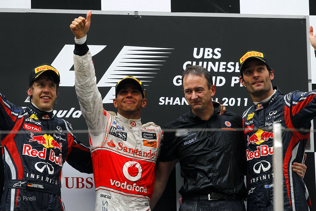 F1 Chinese Gp 2011 Podium Hamilton Vettel Webber 2011 Chin