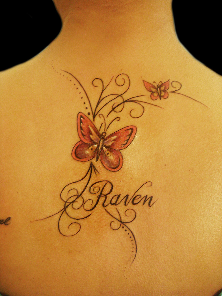 Custom Name, Patterns And Butterfly Tattoo | Miguel Angel Cu… | Flickr 1024_x_768_jpg