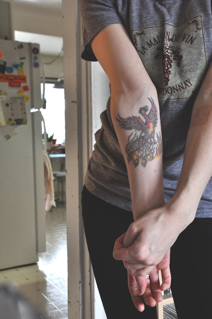 Fawkes | My Tattoo Based On The Cover Of Harry Potter And Th… | Flickr 1024_x_680_jpg