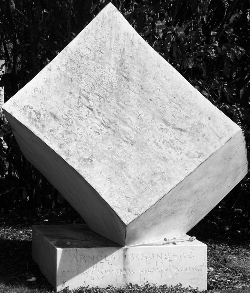 Grabmal Arnold Schonberg Zentralfriedhof Wien Arnold Schon Flickr