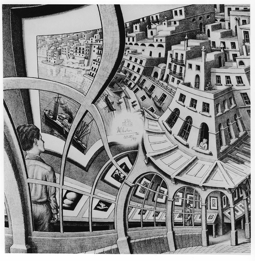 Galeria De Grabados Print Gallery M C Escher 1956 A Photo On Flickriver