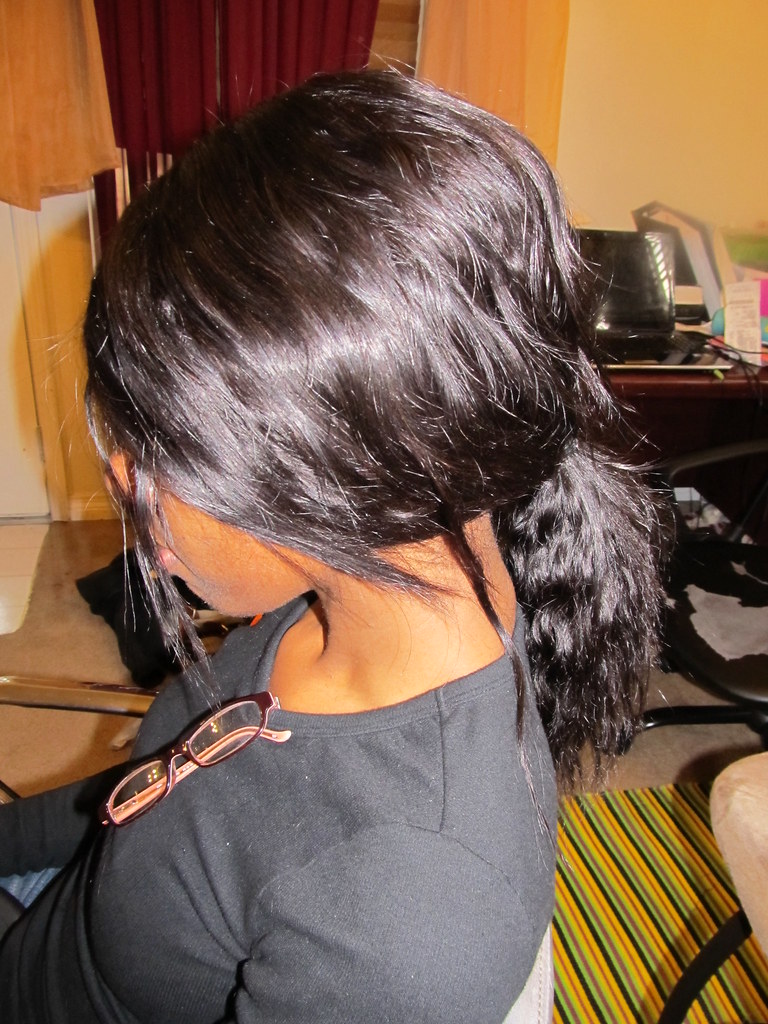 Full head sew in with closure piece