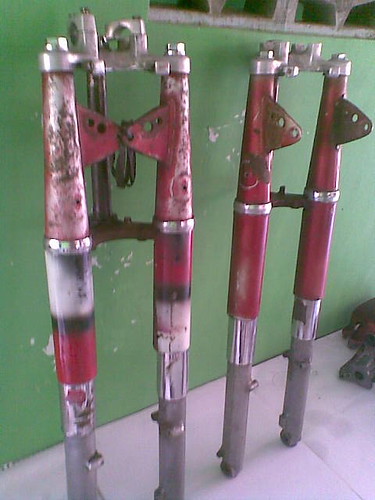 2x 400mm Motorrad Stoßdämpfer Federbeine Shocks für Honda ...