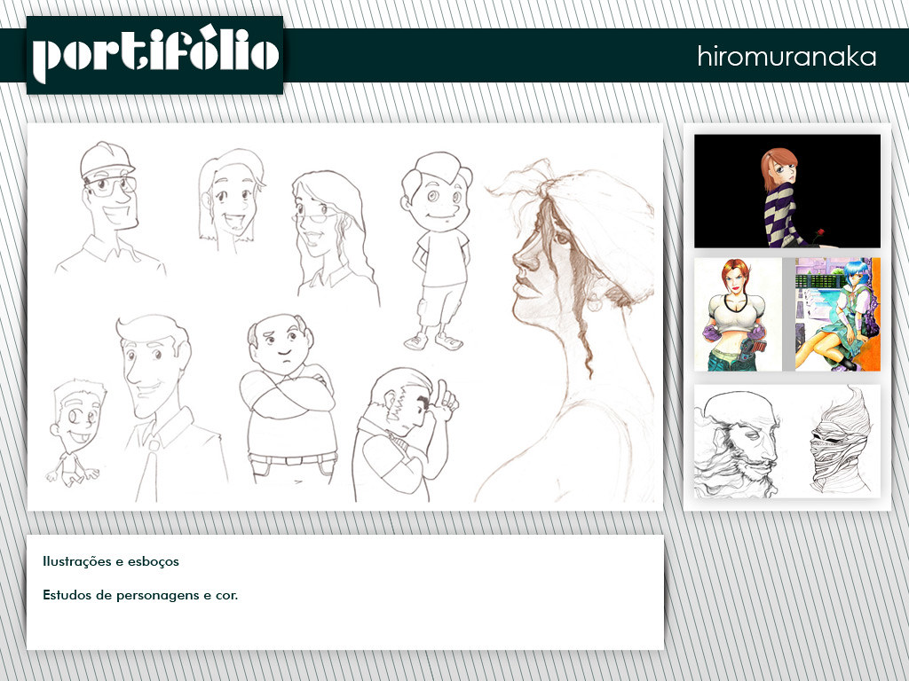 Esbocos Estudos De Personagens E Ilustracao Com Pintura Di Flickr