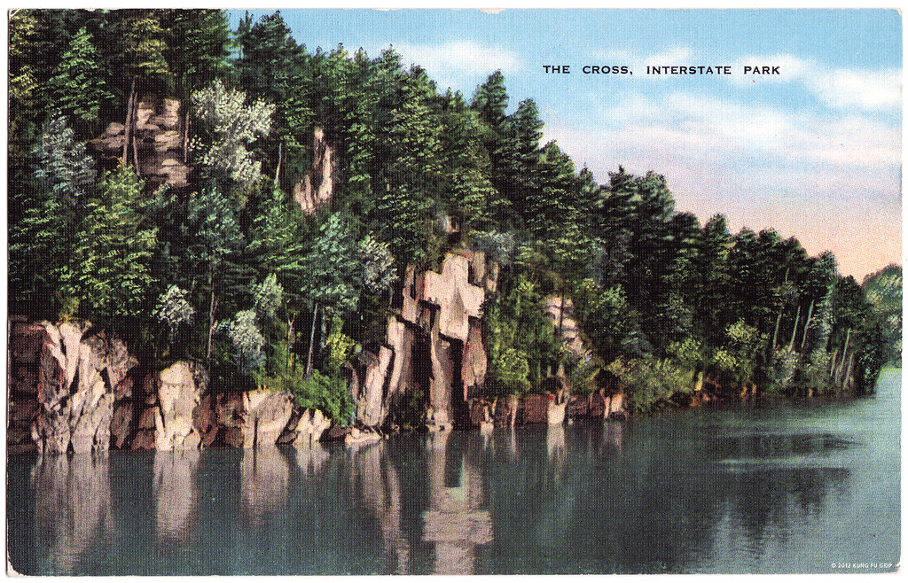 The cross on the st. croix river