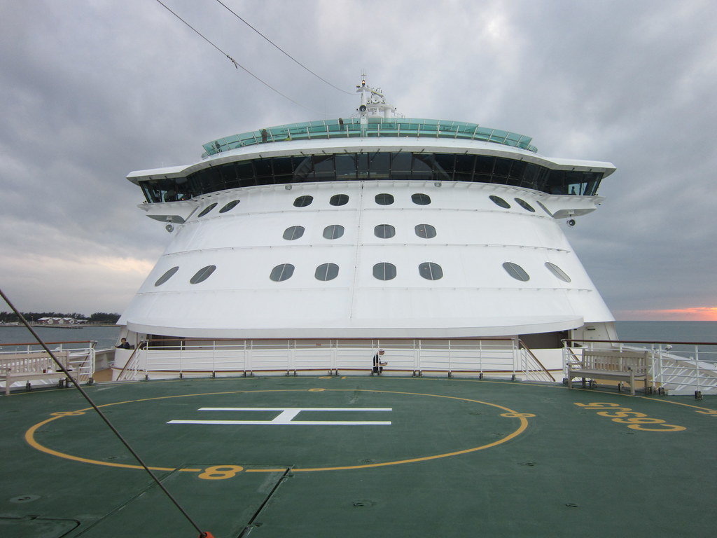 Royal Caribbean Brilliance Of The Seas View From Helipad