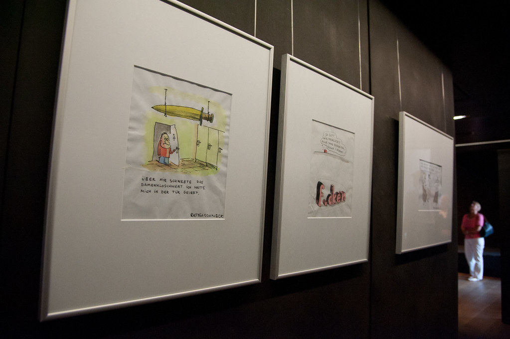 Rattelschneck Vernissage Der Ausstellung Im Caricatura Mu Flickr