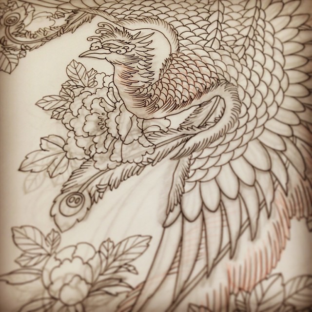 Sketch #Phoenix #Tattoo #Irezumi #Design #鳳凰 #タトゥー #デザイン | Flickr