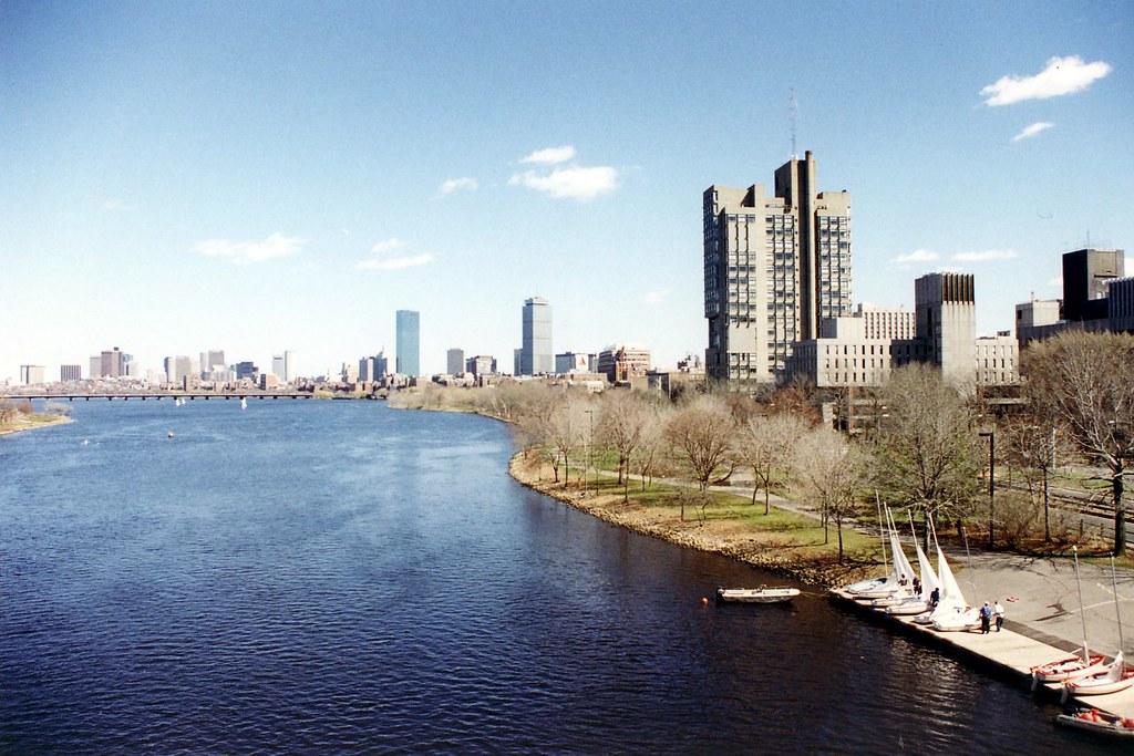 Thousands of locals travel past or over the river each day. Boston University Charles River View From Bu Bridge Flickr
