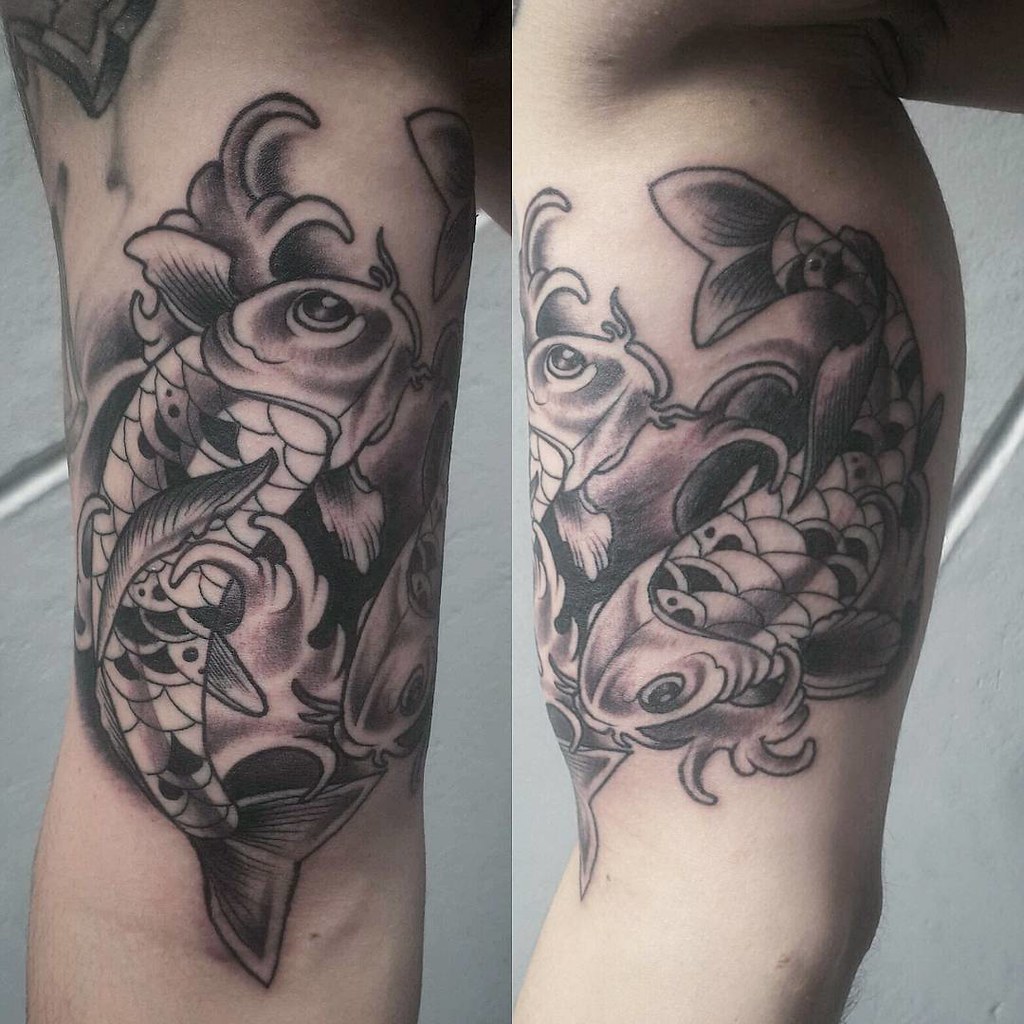 Tattoo Peces Koi, Representación De La Familia Y La Fuerza… | Flickr 1024_x_1024_jpg