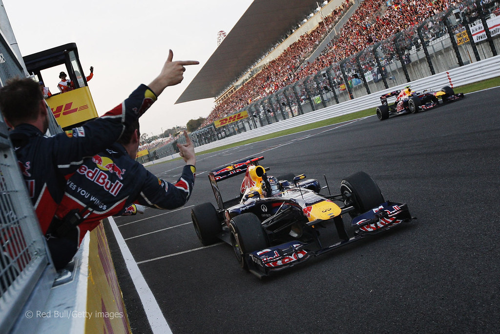 Finish Of The Japanese Gp 2011 F1 Suzuka Japan October