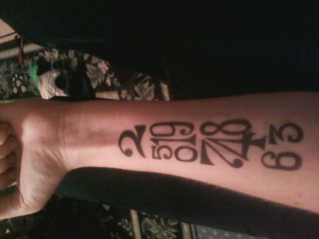 Small World Tattoo | The Numbers From The Clock Tower :) I'm… | Flickr 768_x_1024_jpg