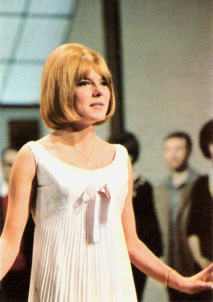 France Gall Italian Postcard Photo Phonogram French Fra Flickr