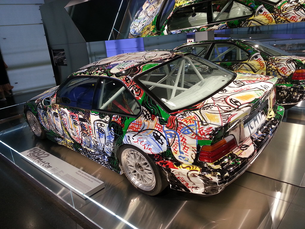 Super rare art car sandro chia bmw m3 gtr model car